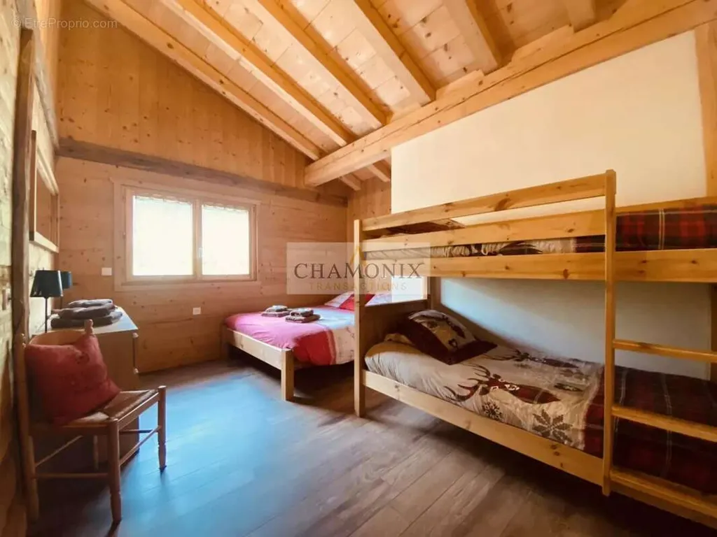 Chambres - Appartement avec Balcon à Les Houches