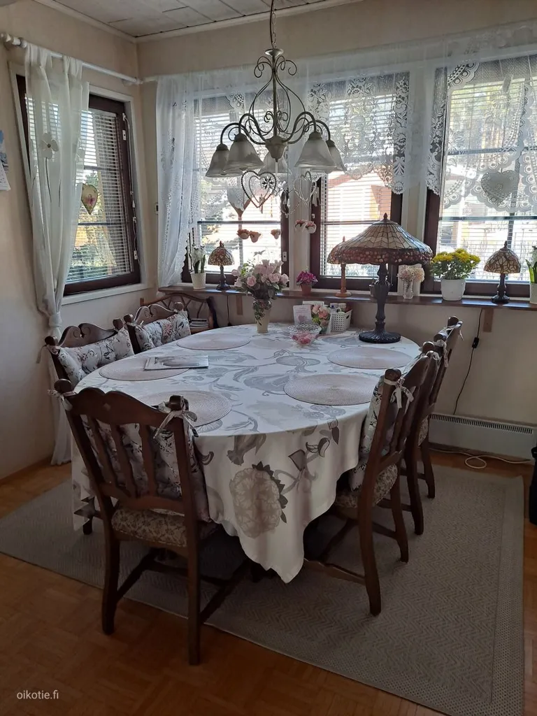 Dining Room - Detached House with Large Terrace in Lappeenranta