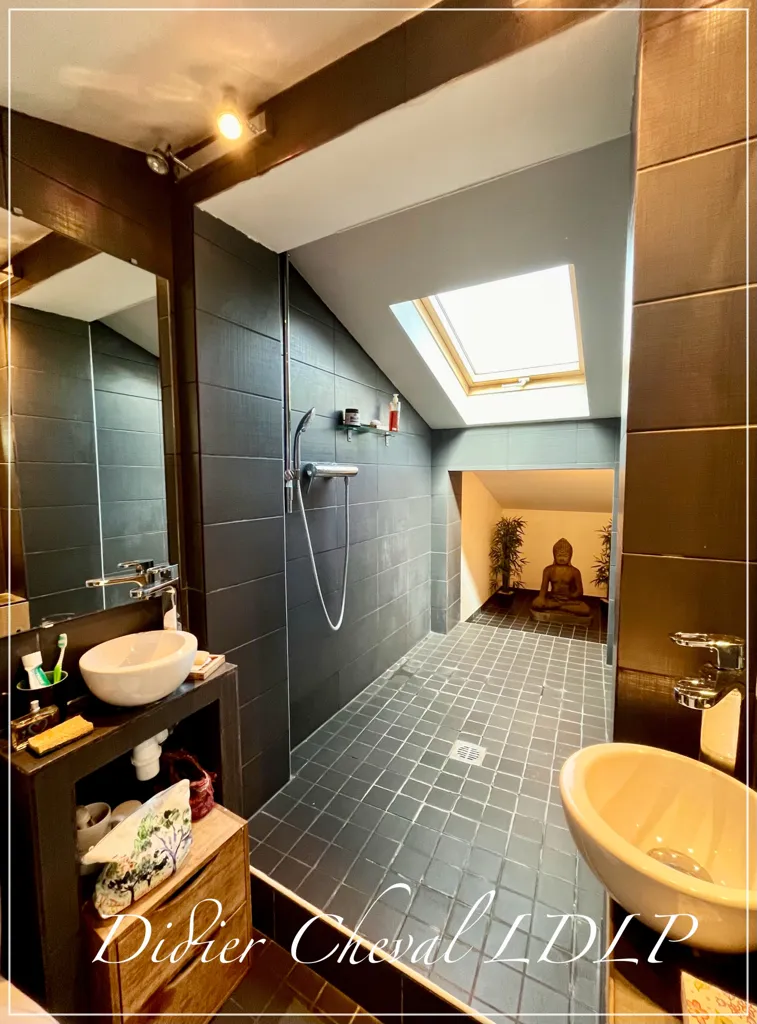 Salles de bain - Duplex avec Vue Dégagée au Centre de Bailly