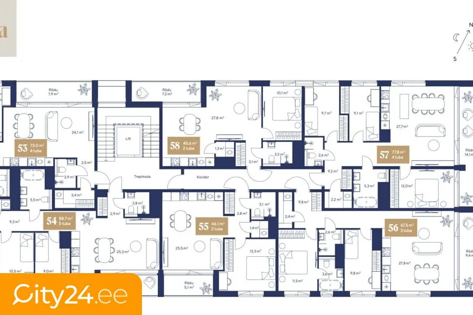Appartement 5 pièces à Tallinn