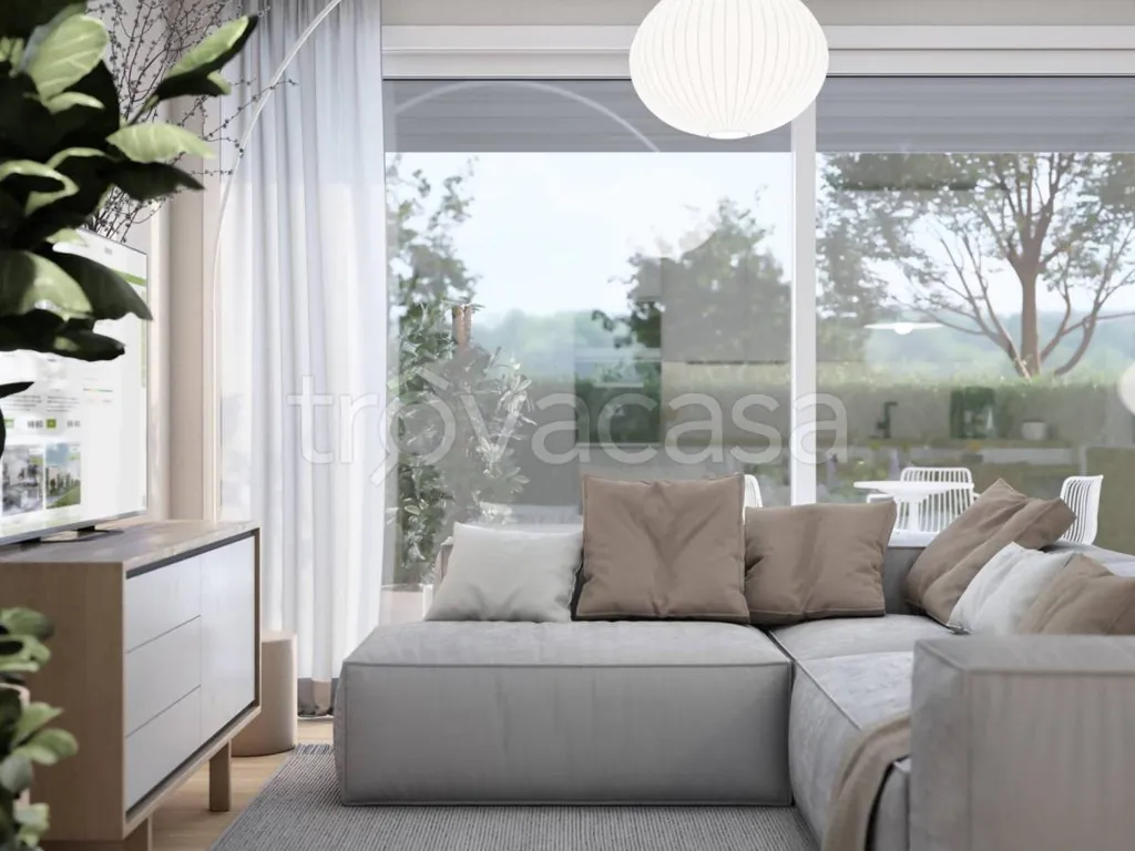 Séjour - Newly Constructed Flat with Garden in Bregnano