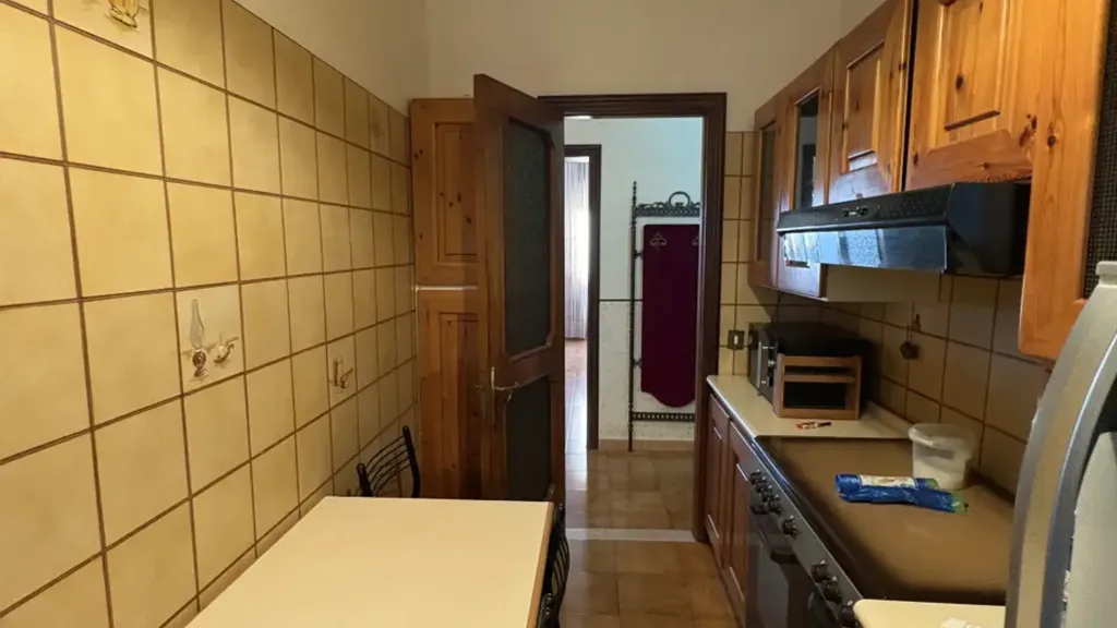 Kitchen - Bright Trilocale with Sea View in Catanzaro