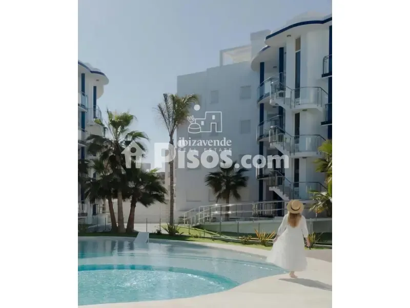 Piscine - Spacious Ground Floor Flat with Sea View in Cala Bou