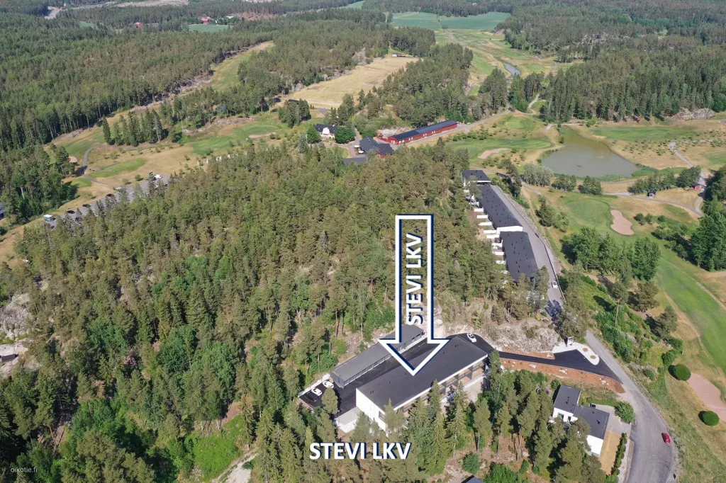 Vista aerea - Modern Apartment with Garden in Naantali
