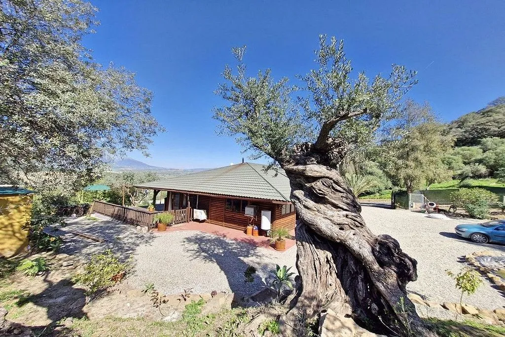 Aerial - Rustic Cottage with Pool in Coín