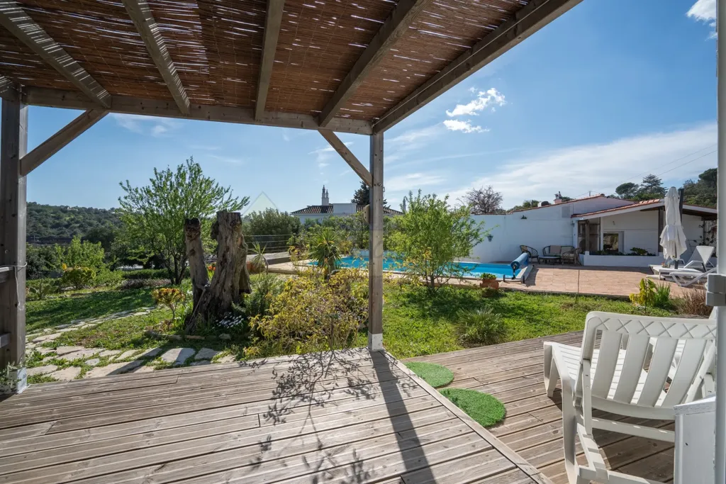 Terrasse - Single-Storey Villa with Pool in Faro