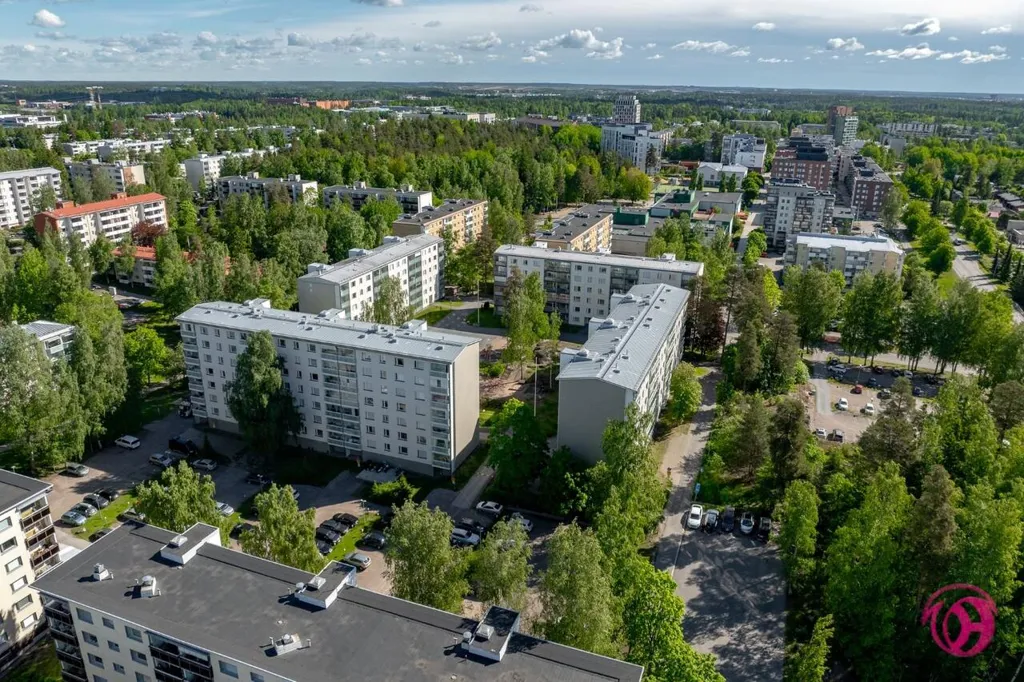Vue aérienne - Modernised Apartment with Balcony in Martinlaakso