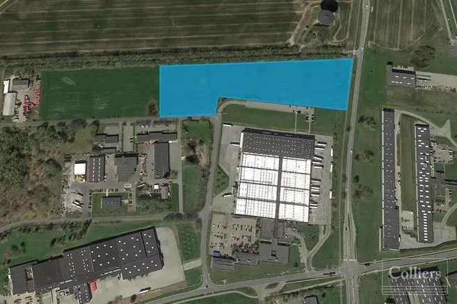 Vue aérienne - Commercial Plot with Viborgvej Frontage in Vejle