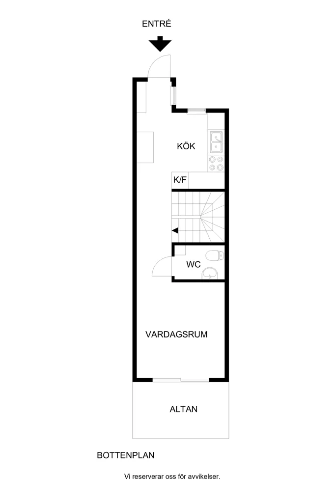 Planimetria - Renovated Apartment with Sea View in Lidingö