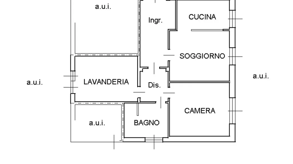 Plan - Villa with Garden in Osio Sopra