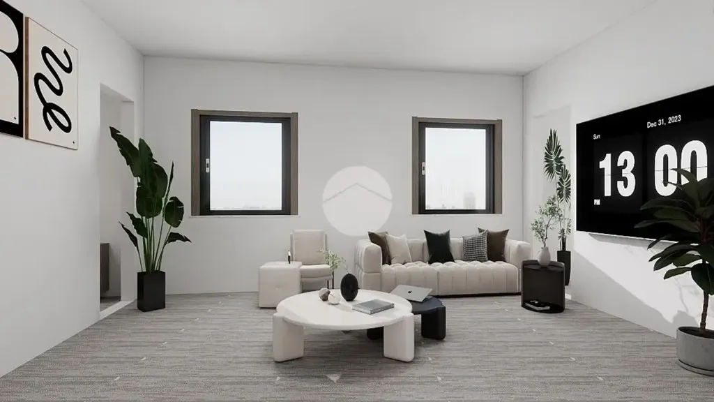 Soggiorno - Modernised Triplex with Balcony in Milan