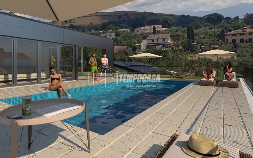 Piscina - Contemporary Villa with Private Garden in Formello