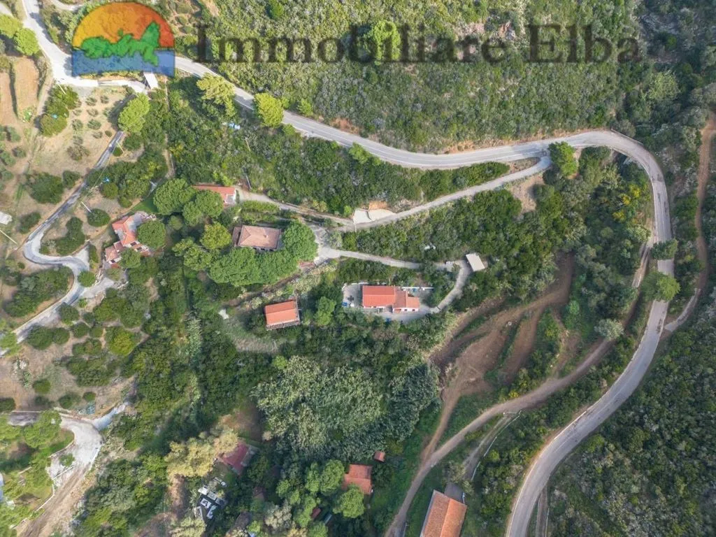 Aerial - Seaside Villa with Private Garden in Capoliveri