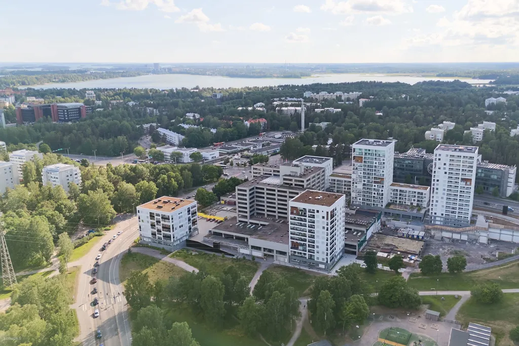 Vue aérienne - Modern Flat with Balcony in Munkkivuori, Helsinki