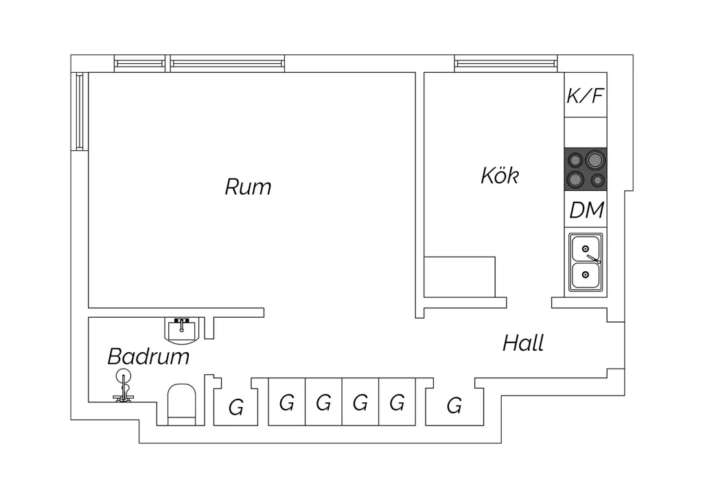 Plaan - Corner Flat with Abundant Light in Lund