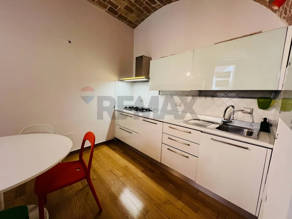Cuisine - Rustic Apartment with Terrace in Lanciano