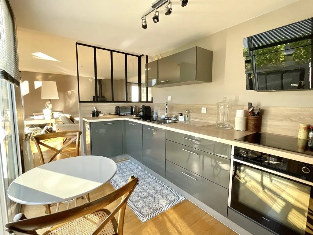 Köök - Luxury House with Balcony in Saint-Brieuc