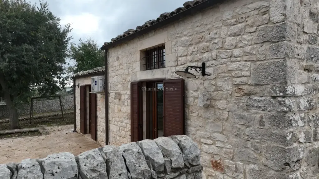 Exterior - Historic Stone Villa with Garden in Modica