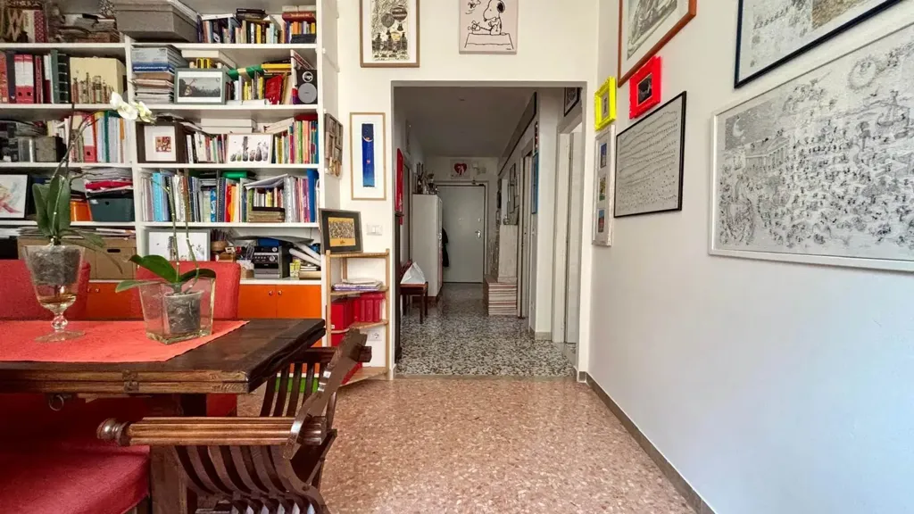 Söögituba - 4-Bedroom Apartment with Balcony in Florence