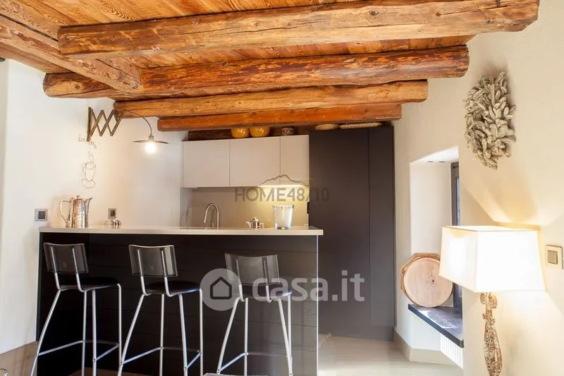 Cuisine - Refurbished Triplex with Balcony in Courmayeur