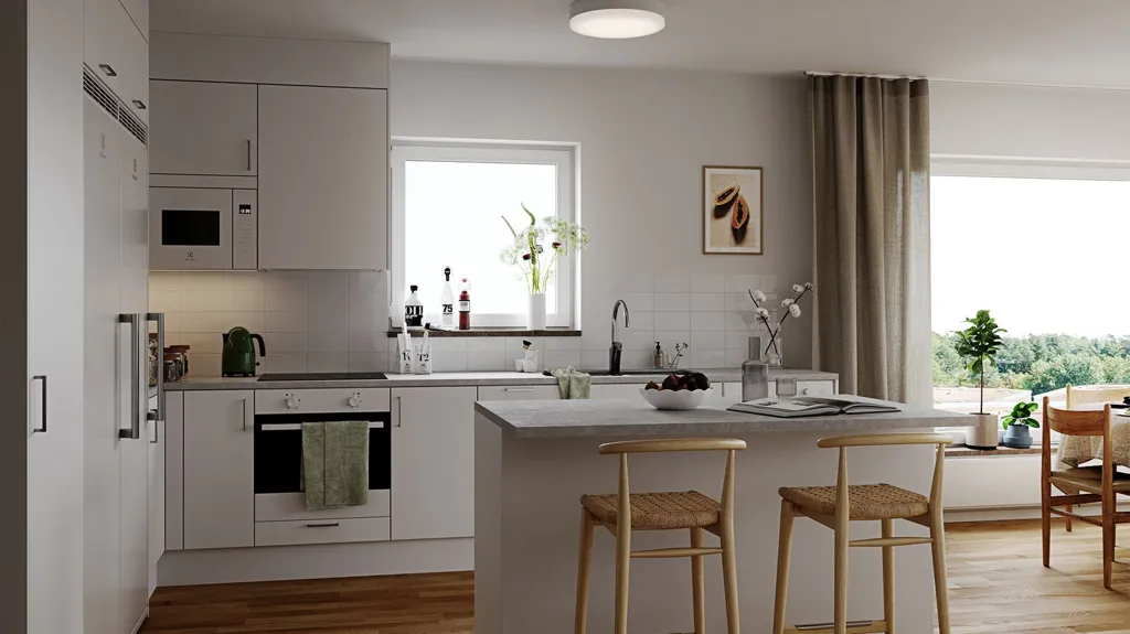 Köök - Efficient Flat with Balcony in Stockholm