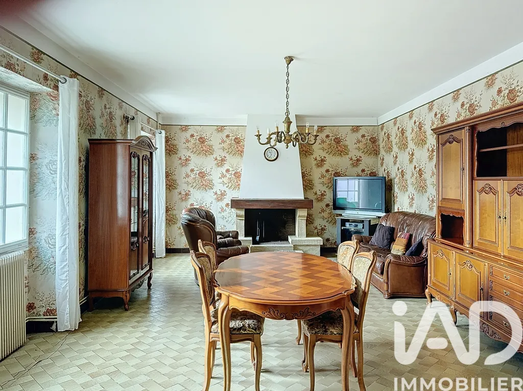 Dining Room - Country House with Barn in Trémons