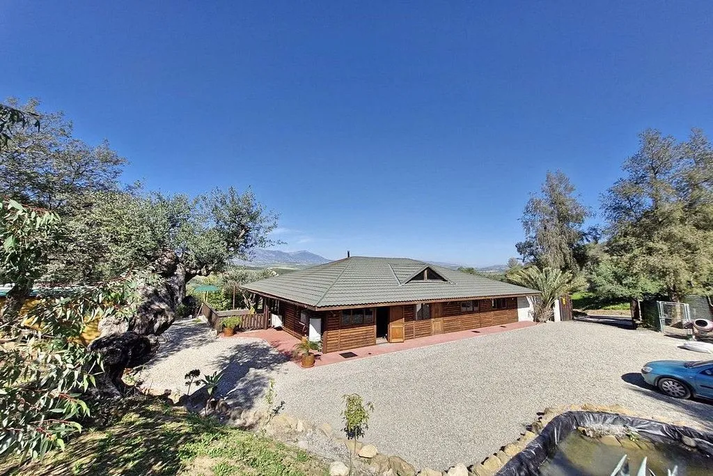 Aerial - Rustic Cottage with Pool in Coín