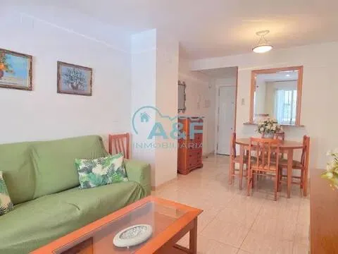 Séjour - T2 Apartment with Pool in Marina d'Or