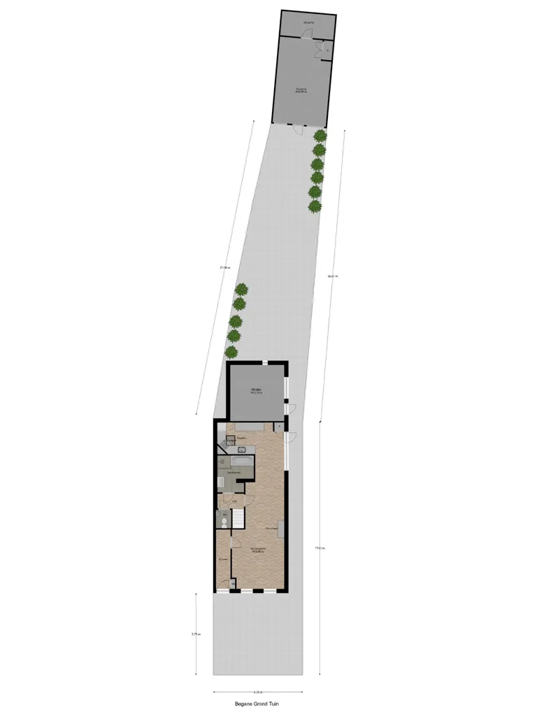 Plaan - 2-Storey House with Garden in Wemeldinge