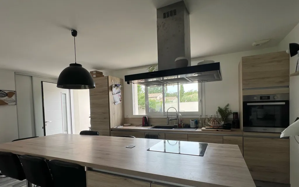 Köök - Contemporary Villa with Pool in Bois de Serres