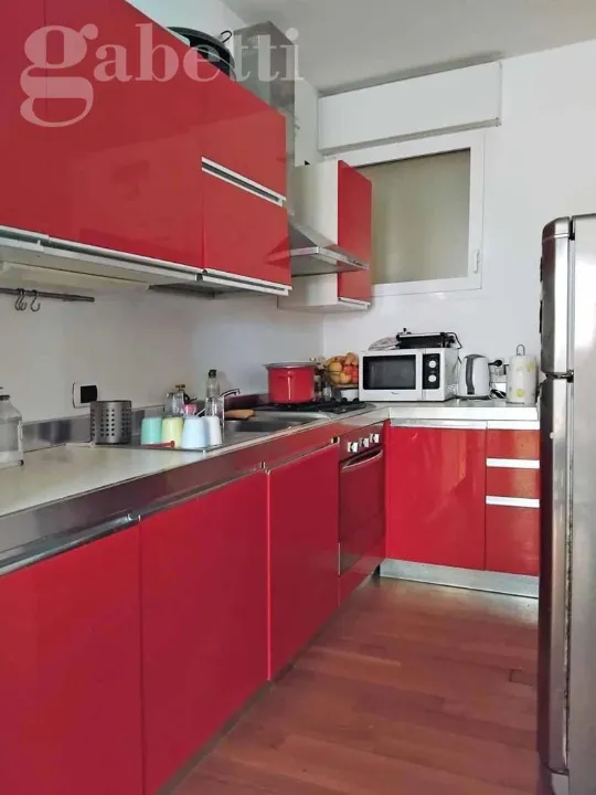 Köök - Seafront Apartment with Terrace in Senigallia