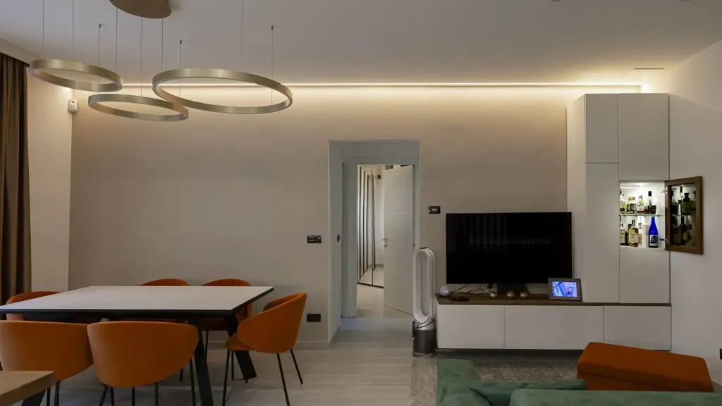 Salle à manger - Modernised Triplex with Private Garden in Andora