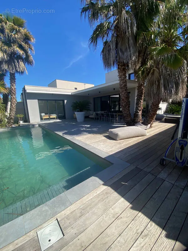 Piscine - Villa Contemporaine avec Piscine à Lattes