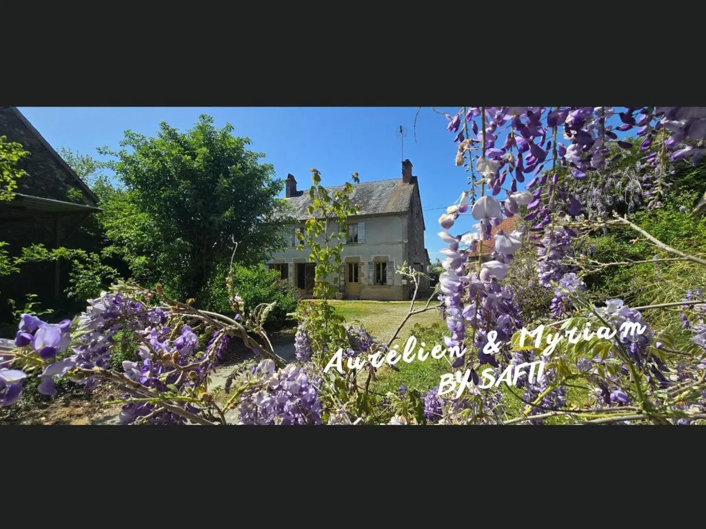 Extérieur - Fermette en Pierre avec Jardin à Saint-Maurice-la-Souterraine