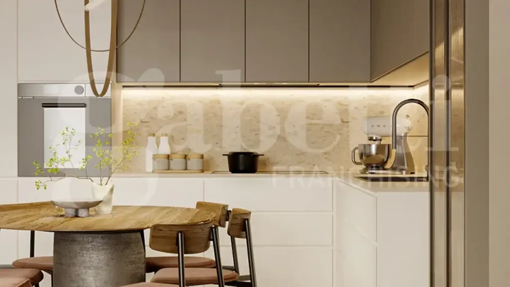 Cuisine - New 3-Bedroom Apartment with Balcony in Vignola