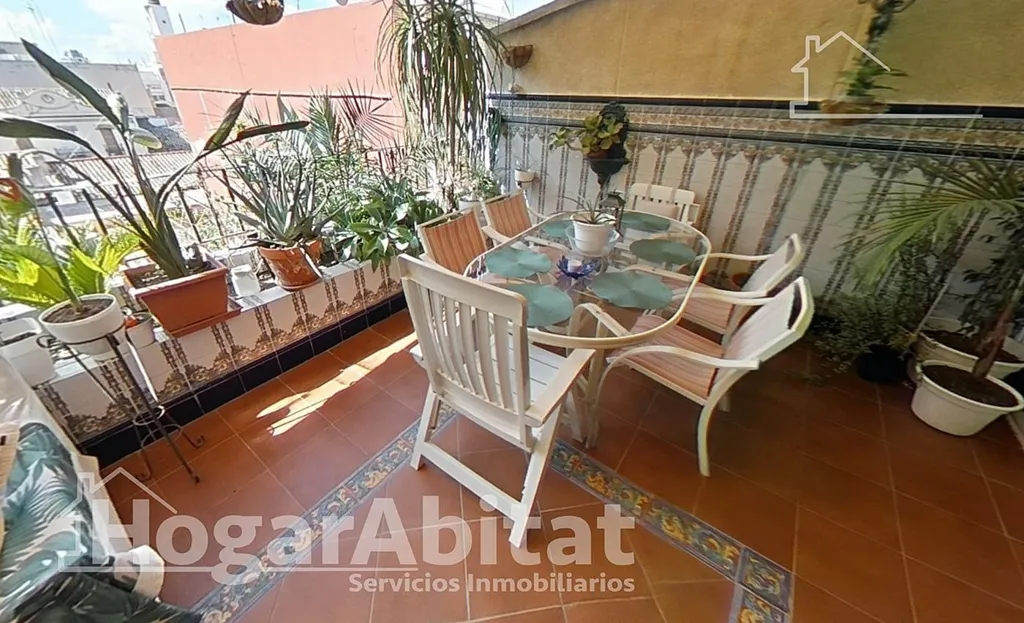 Terrasse - Triplex Attic with Terrace in Mislata