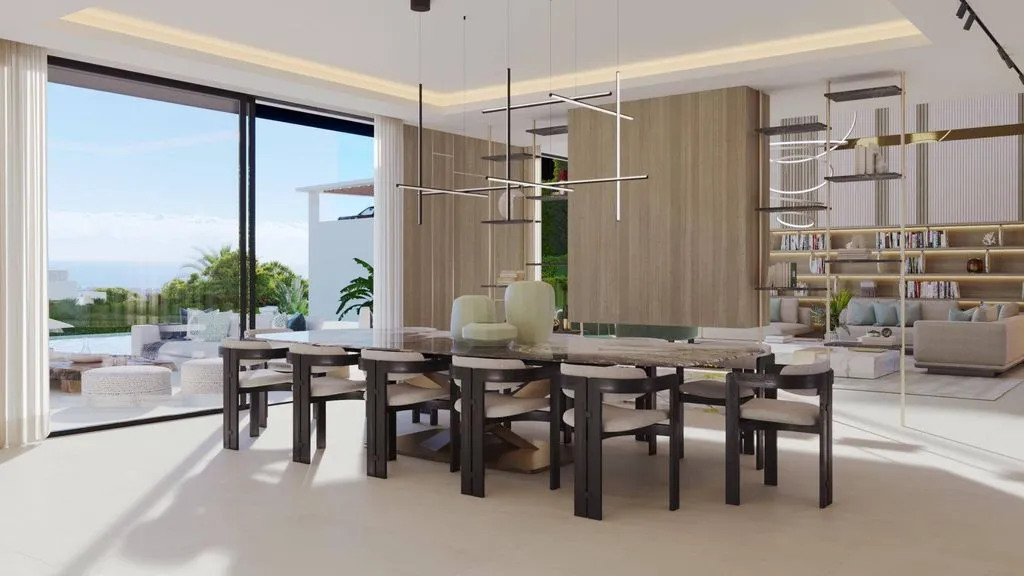 Söögituba - Luxury Villa with Sea View in Estepona