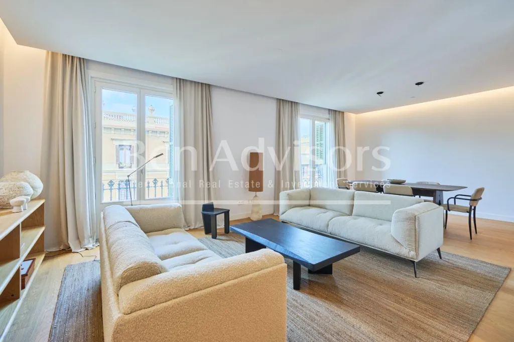 Séjour - Refurbished Flat with Terrace in Passeig de Gràcia