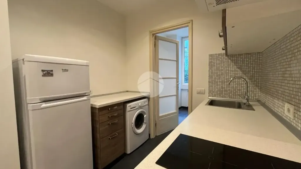 Köök - Spacious Apartment with Balcony in Milan