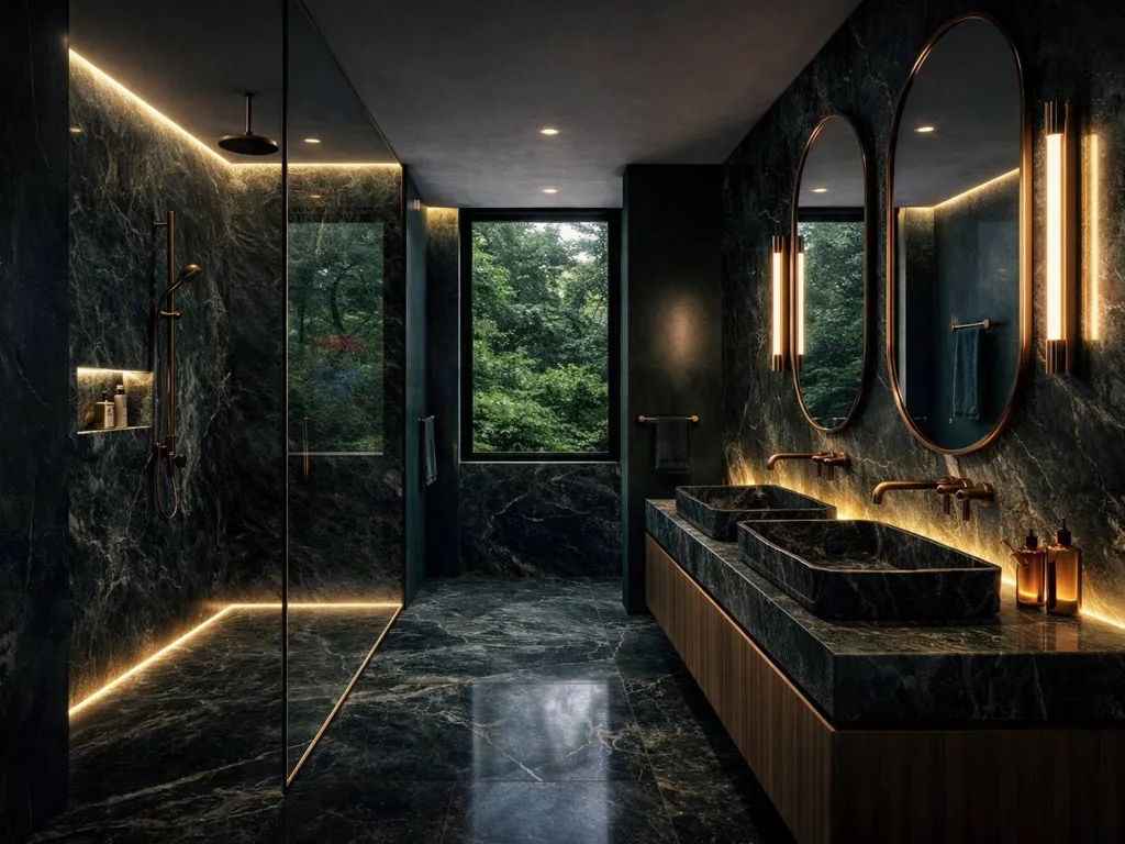 Salles de bain - Trilocale with Lake View in Verbania