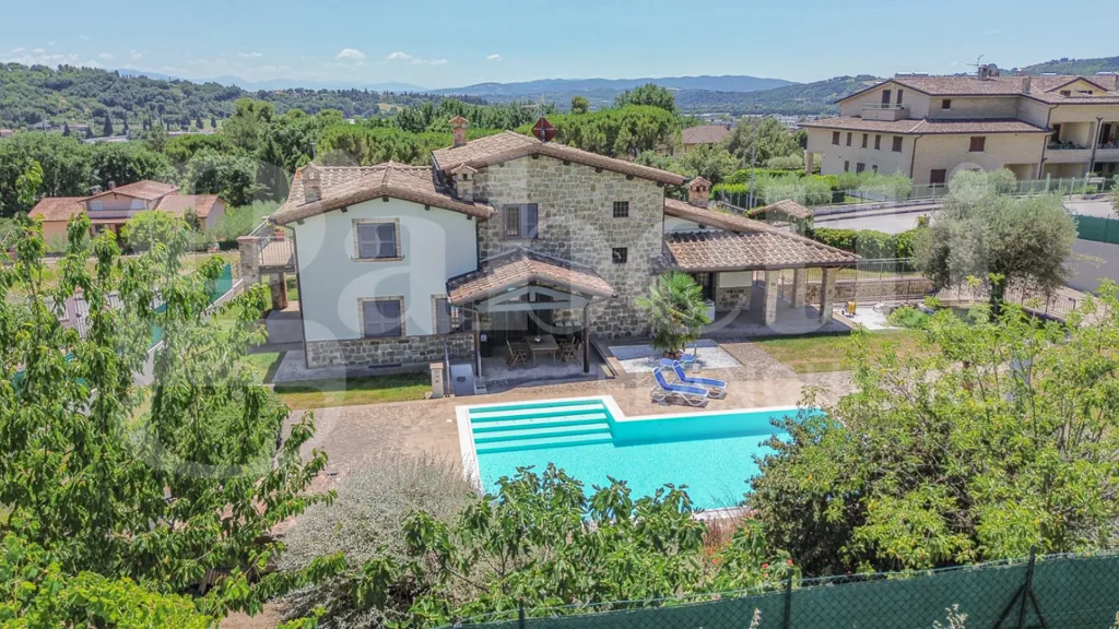 Vista aerea - Luxury Villa with Pool near Perugia