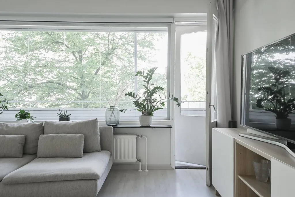 Elutuba - Bright Apartment with Balcony in Lahti Centre