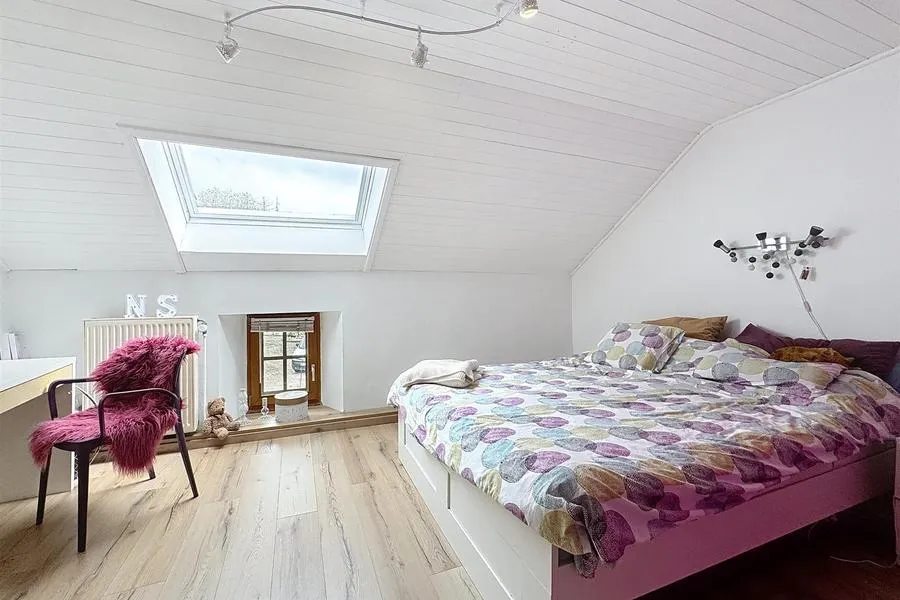 Camere da letto - Renovated Three-Façade House with Jacuzzi in Bouffioulx