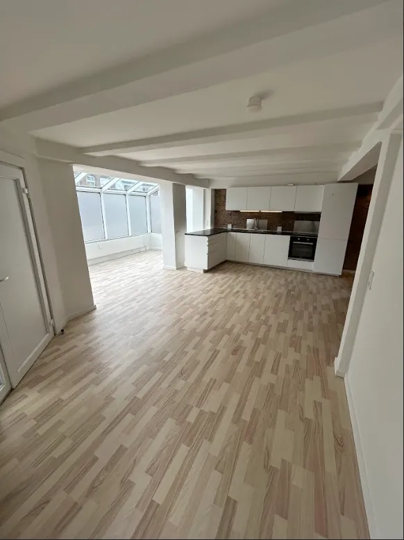Séjour - Renovated 3-Bed Flat with Balcony in Kolding Centre