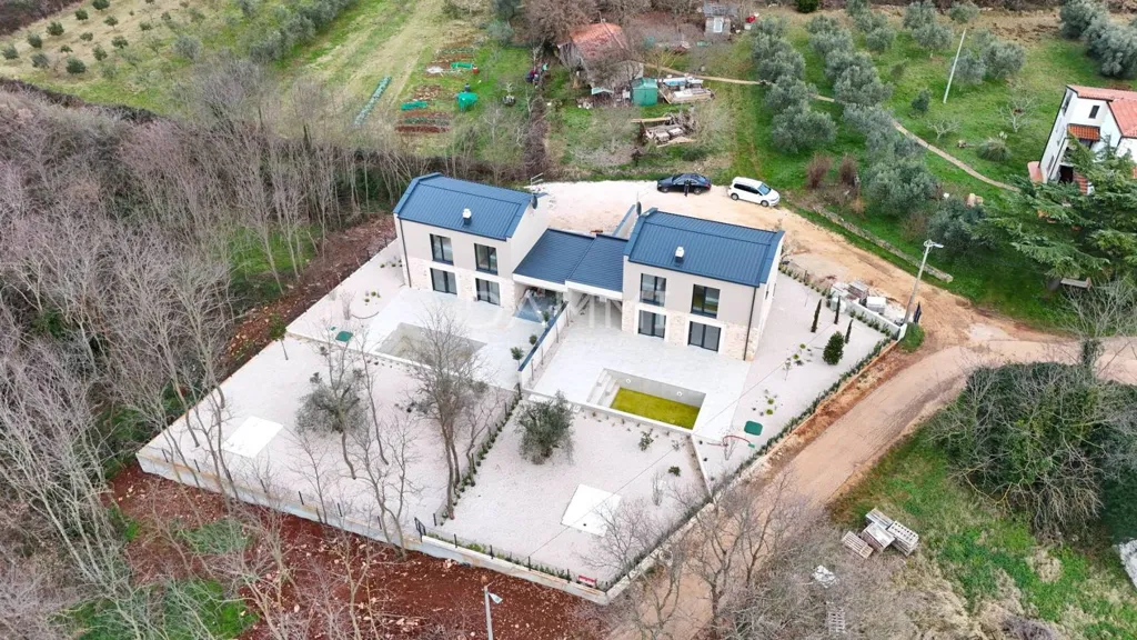 Vue aérienne - Contemporary Villa with Pool in Brtonigla