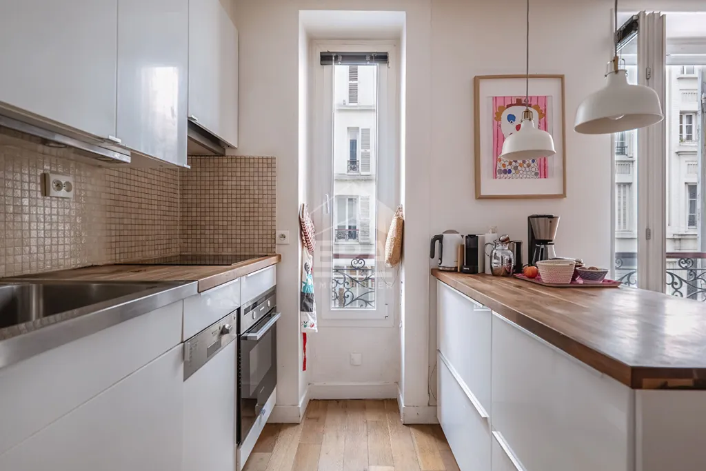 Cucina - 3-Bedroom Parisian Flat with West Exposure