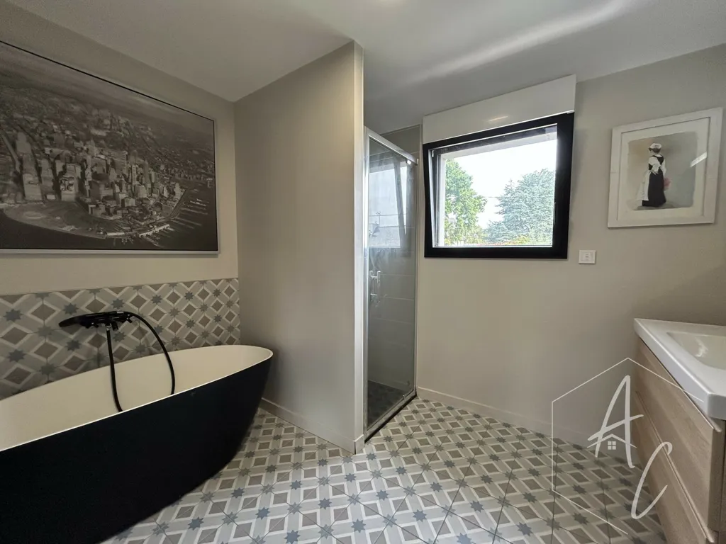 Badezimmer - Contemporary Sea View House in Cancale