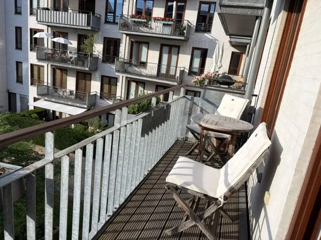 Balcony - Furnished Flat with Balcony in Copenhagen K