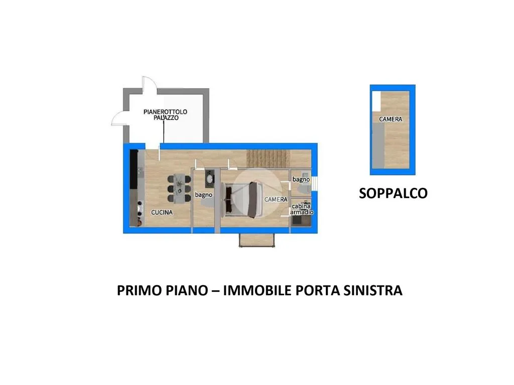 Planimetria - Palazzo with Multiple Units in Vico della Tofa, Naples