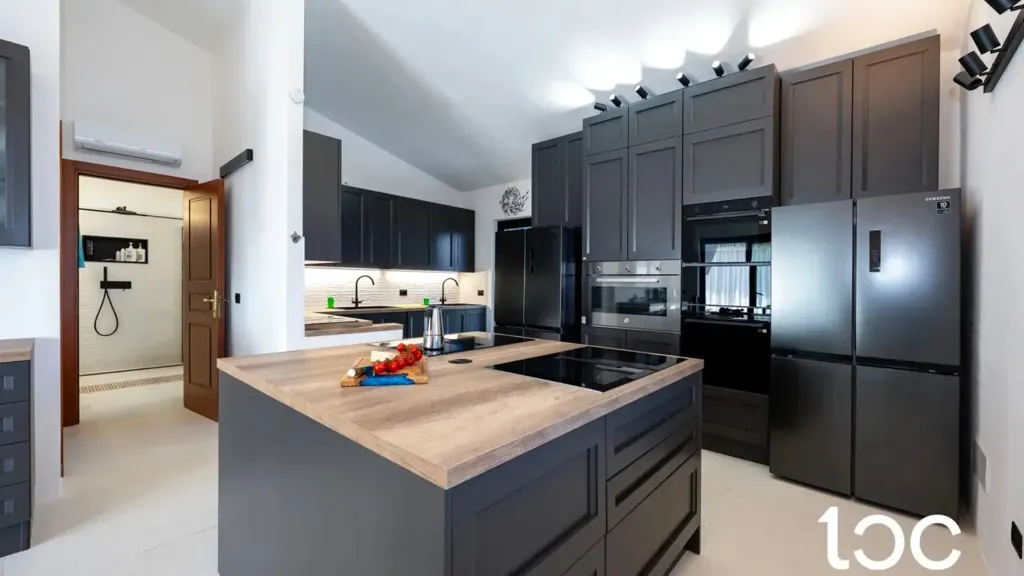 Köök - Luxury Villa with Sea View in San Teodoro
